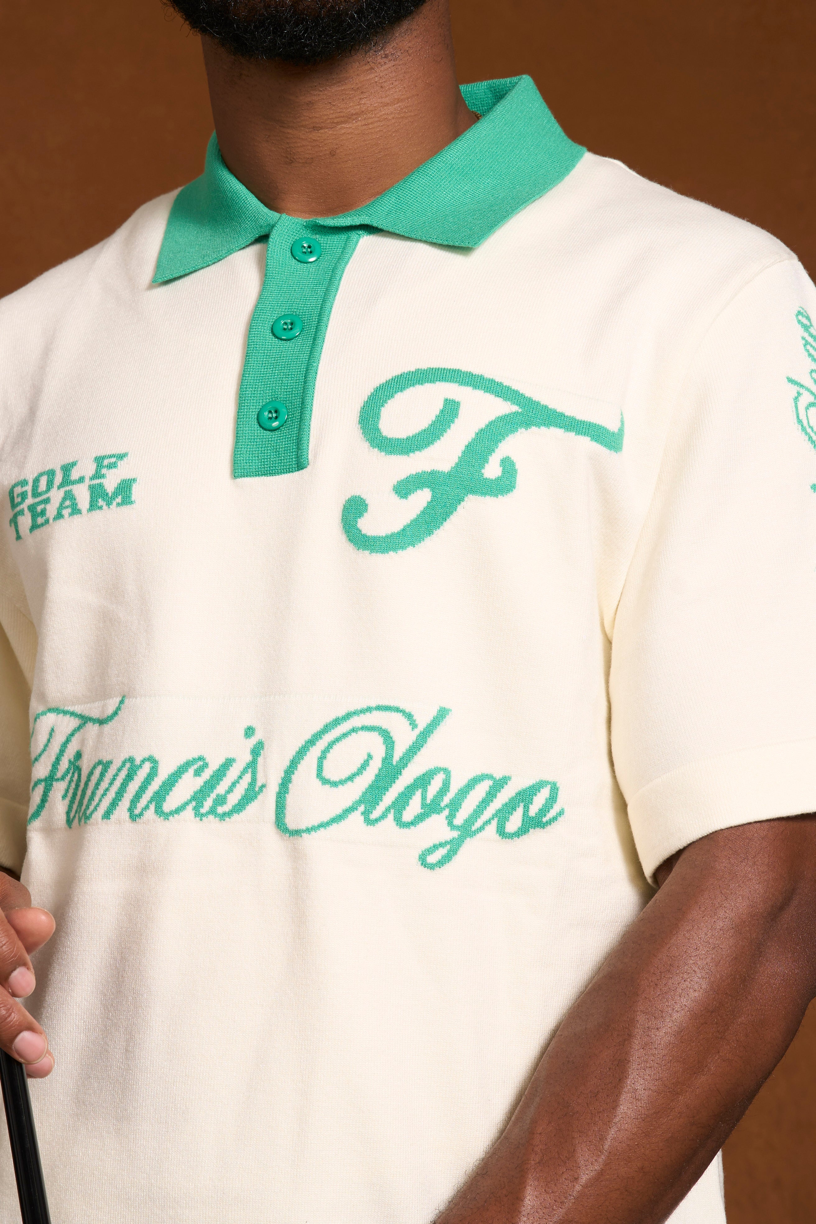 Cream with Mint Polo
