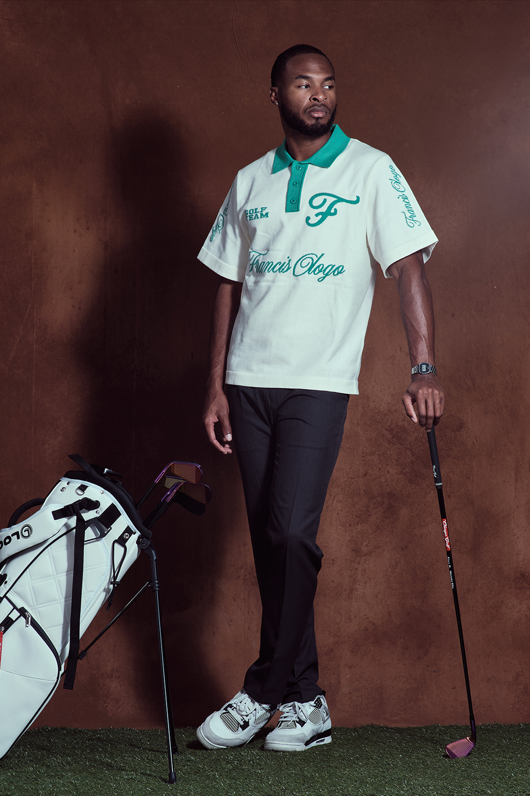 Cream with Mint Polo