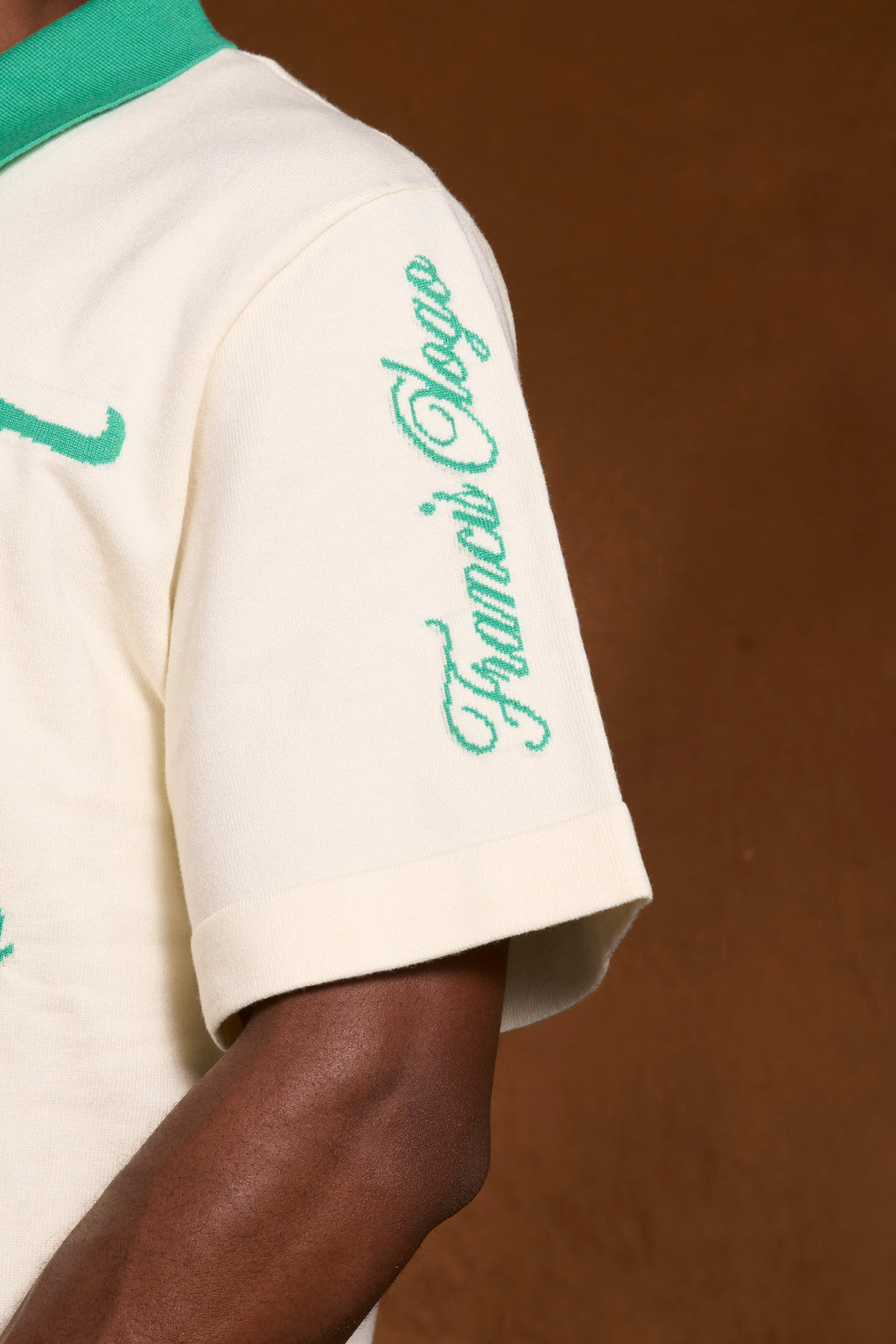 Cream with Mint Polo