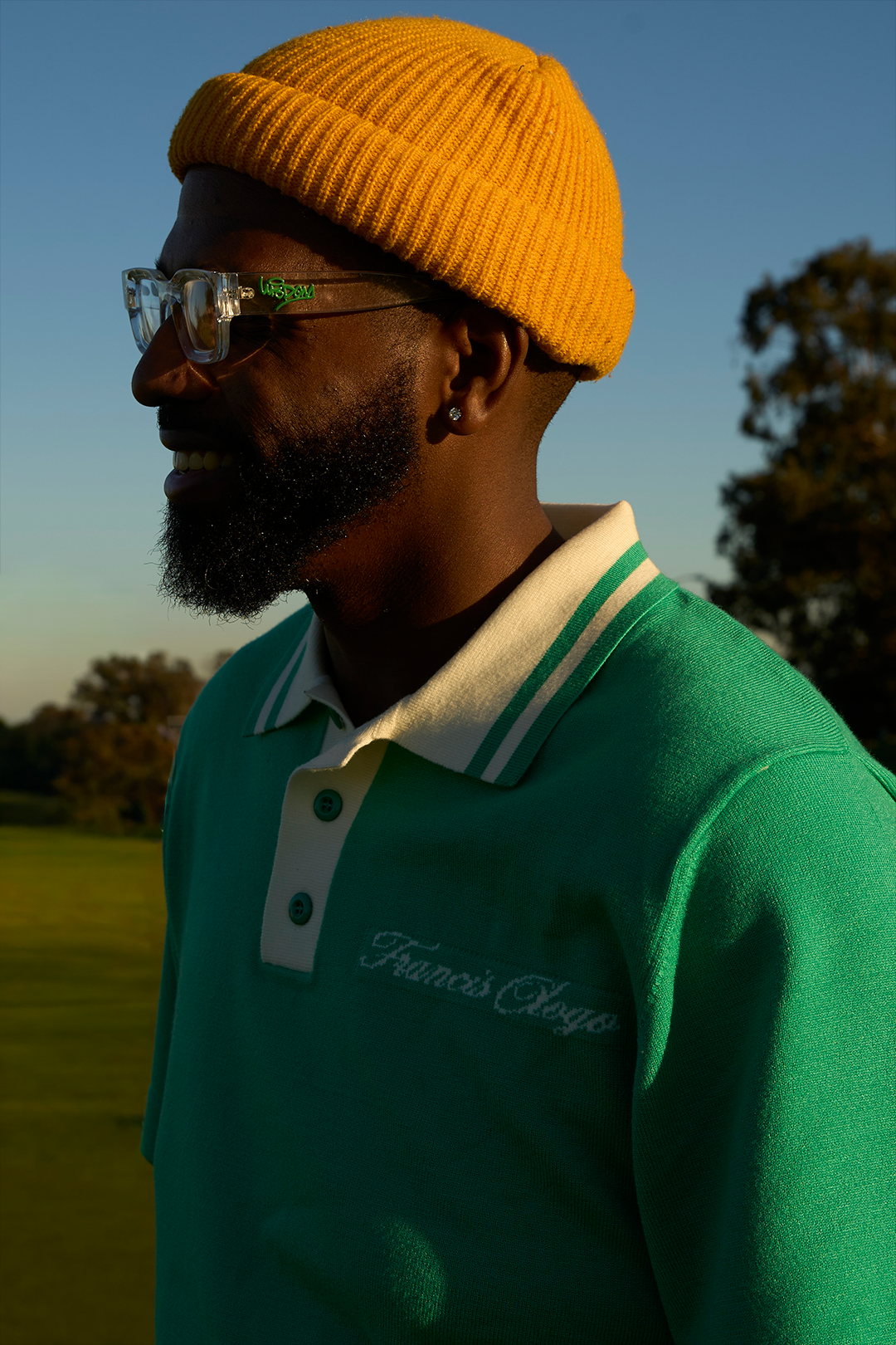 Francis Ologo Signature Knit Golf Polo