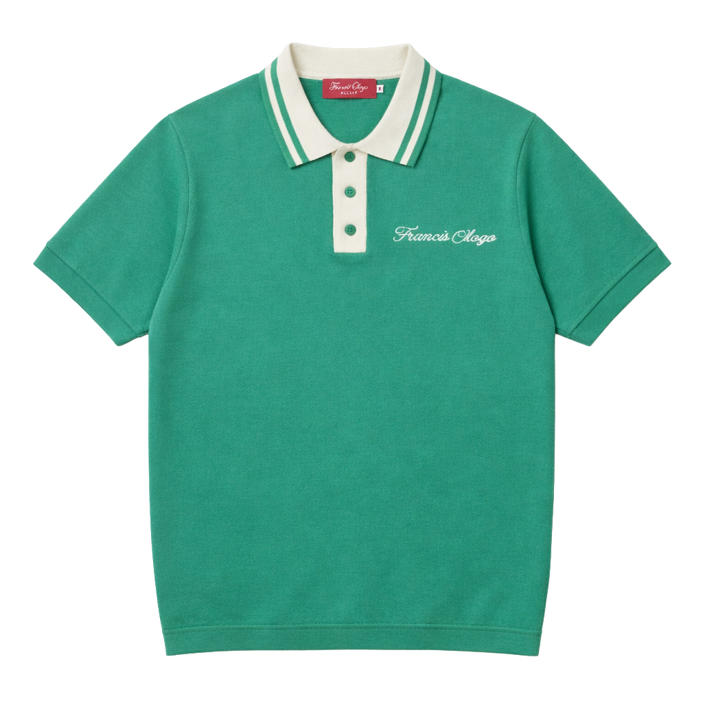 Francis Ologo Signature Knit Golf Polo