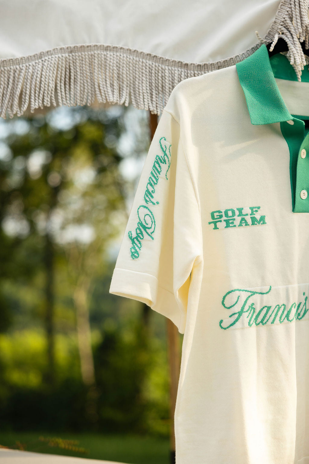 Cream with Mint Polo