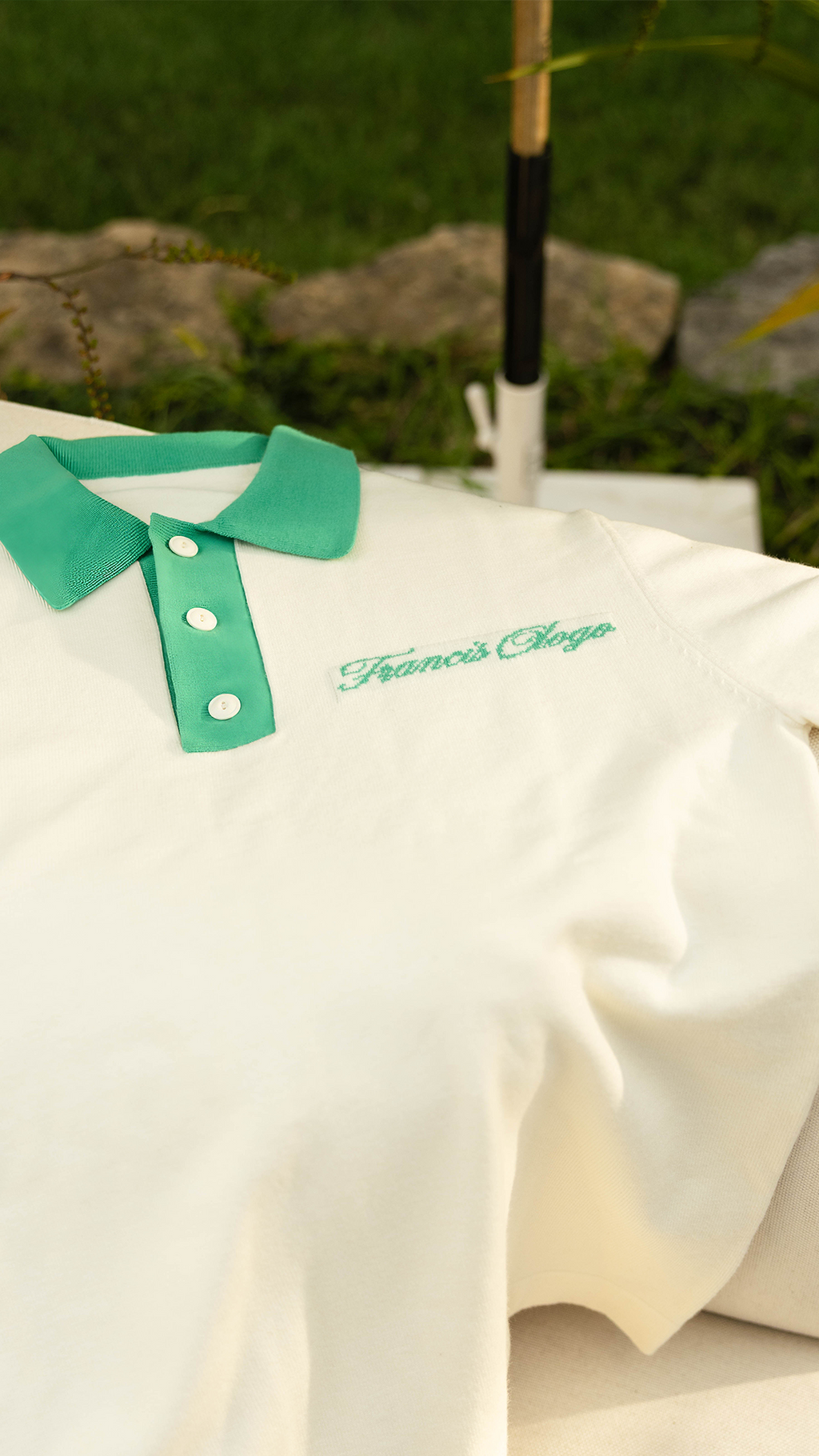 Francis Ologo Signature Knit Golf Polo