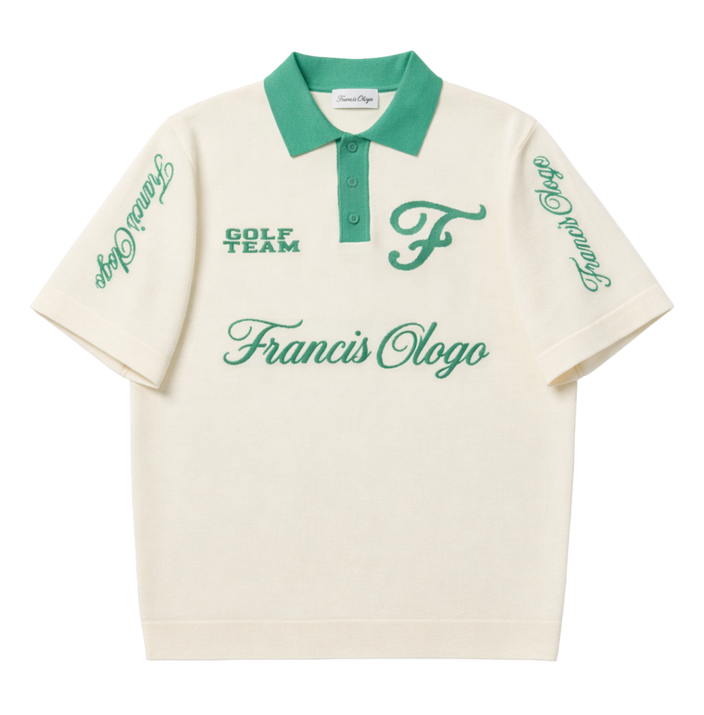Cream with Mint Polo