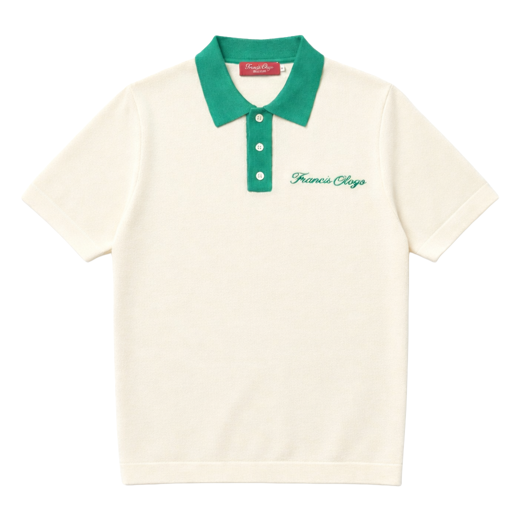 Francis Ologo Signature Knit Golf Polo